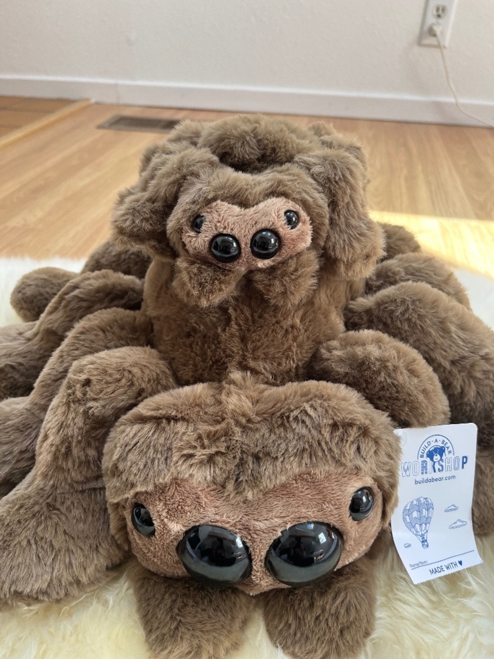 Build a bear jumping spider mini and full size